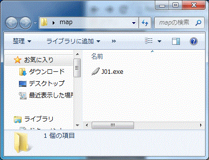 mapフォルダ内